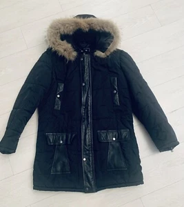 Patago Wintermantel Mantel Jacke Parka Herren Gr. L / 52 Echtfell Kapuze - Bild 1 von 11
