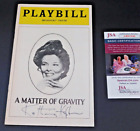 KATHERINE HEPBURN (Died 2003) Signed Complete Playbill A MATTER OF GRAVITY 1975