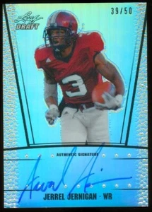 Leaf Metal Draft Prismatic Silver 2011 #RCJJ1 Jerrel Jernigan automático/50 - casi nuevo-como nuevo - Imagen 1 de 1