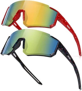 Youth Baseball Sunglasses for Boys Girls Age 6-12 Softball Cycling Sports Sun... - Picture 1 of 1