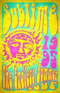 PÓSTER CONCIERTO SUBLIME ENDLESS BUMMER 1995 - Imagen 1 de 1