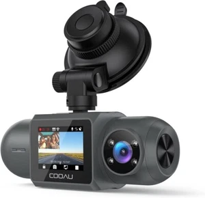 COOAU 4K Dash Camera Front and Rear Dash Cam Built-In WiFi & GPS Parking Mode - Picture 1 of 9