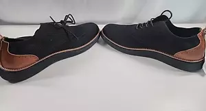 Akademiks Herren Olney Strick Schnürschuhe Freizeit/Mode Turnschuhe Schuhe Größe 12 Neu mit Etikett - Bild 1 von 14
