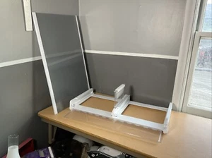 SCHÖN! OEM Original LG Kenmore Elite Crisper & Feinkost Schublade Glas Abdeckung mit Schienen - Bild 1 von 6