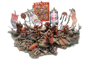 WARHAMMER "space chaos marines scenery diorama" golden demon style master paint - Imagen 1 de 1