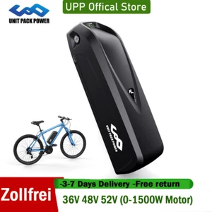 Batería UPP Ebike 36V 48V 52V 13Ah~24Ah Hailong Li-ion 0-1500W+Cargador - Imagen 1 de 16