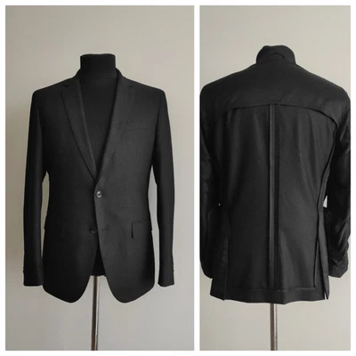 BOSS Colombo Flannel Wool Cashmere Stretch Mens Blazer Jacket IT 50 / US 40 - Image 1 of 4