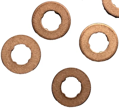 4x Diesel Injector Disc Gasket Compared Bosch F00VP01004 for Jaguar Volvo Kia - Image 1 of 3
