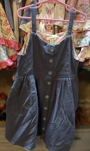 Girls size 8 Navy Blue Matilda Jane Sleeveless Dress - Picture 1 of 4