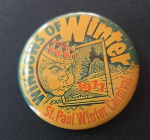 1977 St. Paul Winter Carnival Pinback Button - Minnesota - Bild 1 von 3