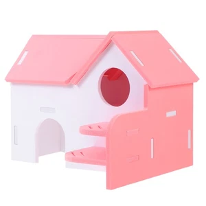  Meerschweinchen-Versteck, Kleintier-Hütte, Haus, Chinchilla-Villa, Haus, - Bild 1 von 12