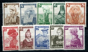 GERMANY 1935 588-597 * FLAWLESS SET costumes complete (09507 - Picture 1 of 2