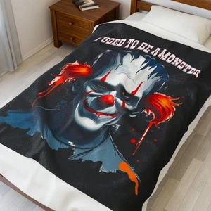  Frankenstein I Used To Be A Monster Manta de Peluche, Lanzamiento Acogedor, Regalo Monstruo,   - Imagen 1 de 15