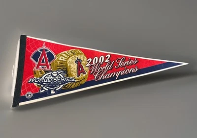 2002 Anaheim Angels American League Champions World Series Pennant - Image 1 of 4