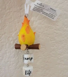 Hallmark "Camp Life - Camp Fire With Marshmallows" Ornament NEW with Tag - Picture 1 of 1