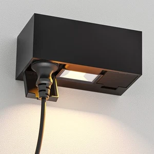 Toma de pared WAST para exterior IP44 2 elementos antracita incl. downlight LED - Imagen 1 de 7