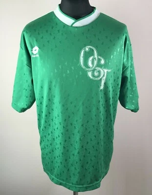 Camiseta de Fútbol LOTTO De Colección Hecha en EE. UU. Para Hombre Talla XL Verde Brillante Camiseta Foto 1 de 4