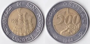 REPUBBLICA DI S. MARINO 500 LIRE 1991 - Picture 1 of 1
