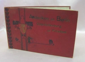 1900s ANTIQUE GERMAN HARDCOVER PHOTO ALBUM OF BERLIN RARE PHOTOS - Picture 1 of 14