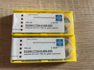 Wendeplatten, CBN, DCGW11T304 Becker / Ceratizit Diamantwerkzeuge , 20 Stück, - Bild 1 von 1