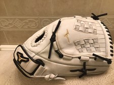 Mizuno GMVP-1250PF3W 12.5” Women’s White Fastpitch Softball Glove Right Throw