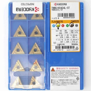 10pcs CA6525 TNMG160404L-ST TNMG331L-ST Cermet Inserts New - Picture 1 of 1