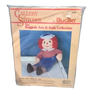 BUCILLA Gallery Of Stitches Vintage RAGGEDY ANDY 25” Doll Kit 32338 - Picture 1 of 5