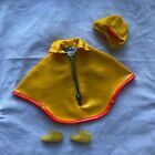Vintage 1971 Barbie Poncho Put On # 3411 Mint Cond. Poncho + hat + booties only!