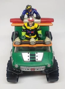 Fisher Price Rescue Heroes 2004 Jeep verde con foto Telly figura de acción de colección - Imagen 1 de 6