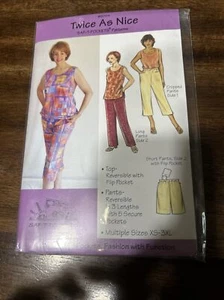 Saf-T-Pockets Twice As Nice Pattern #2004 Pants/Shorts New - Picture 1 of 2