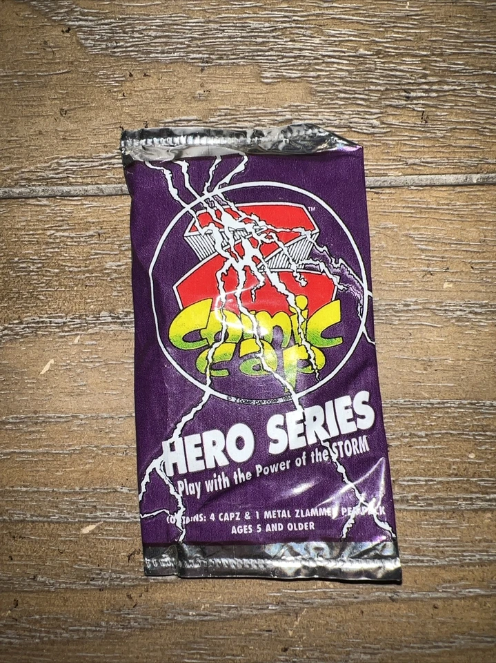 4x Z Comic Cap Hero Series Pogs MILKCAPS Zlammer Slammer 1994