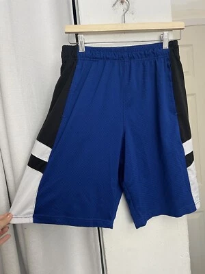 Everlast Men Size Medium Blue Basketball Shorts with Pockets - Image 1 of 4