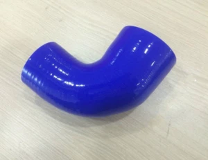 Manguera reductora de silicona de 2,5"" a 3"" 90 grados acoplador de codo azul 102 mm - Imagen 1 de 1