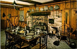 Postal de Oklahoma Kitchen DAR Museum State Society Oklahoma - Imagen 1 de 2