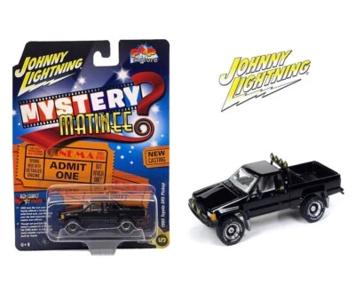 Johnny Lightning Mystery Matinee 1985 Toyota SR5 Pickup Black JLSP374 1/64 - Image 1 of 3