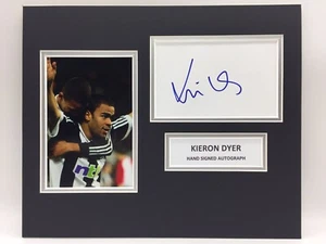 RARE Kieron Dyer Newcastle Signed Photo Display + COA AUTOGRAPH NUFC SASIGNED - Picture 1 of 5
