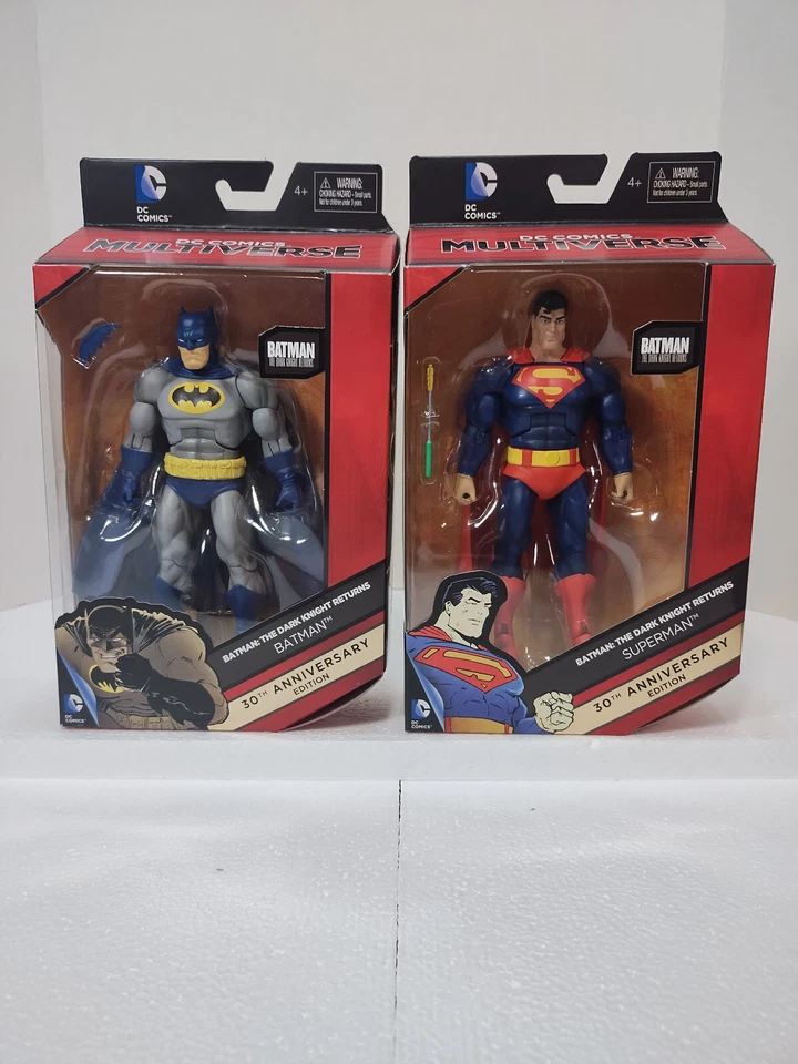 3 Batman Dark Knight Returns 30th Anniversary Figure Set- DC Multiverse Superman