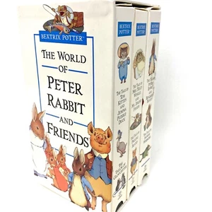 Beatrix Potter The World of Peter Rabbit and Friends Lot of 3 VHS 1993  - Picture 1 of 12