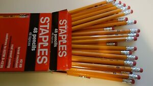 Staples 48 Pencils box