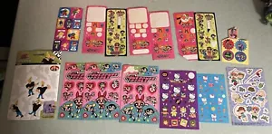 The Powerpuff Girls Aufkleber Vintage 1999 Rugrats Hello Kitty Johnny Bravo Lot - Bild 1 von 12