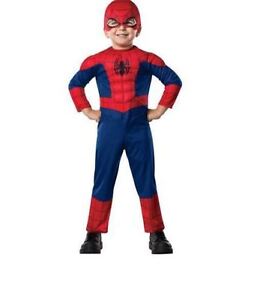 Boy or Girl Costume (Rubie's) Ultimate Spiderman Sz T (Ages 1-2) NEW 
