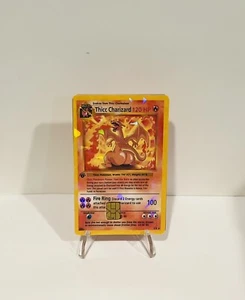 Thicc Charizard Kredit Debitkarte Skin Aufkleber Sticker SM-Chip holografisch - Bild 1 von 3