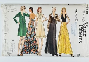 Vintage Sewing Pattern Vogue 8438 Misses Evening Dress and Jacket Bust 34” - Afbeelding 1 van 4