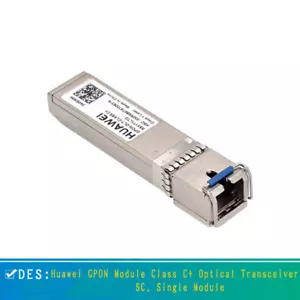Huawei GPON Module (GPON SFP) Class C+ Optical Transceiver, SC, Single Module - Picture 1 of 5