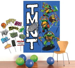 TEENAGE MUTANT NINJA TURTLES Mayhem SCENE SETTER w/12 photo props Leonardo + - Picture 1 of 1