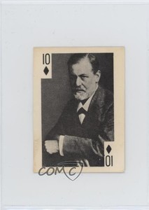 1969 Globe Imports Playing Cards Gas Station Issue Sigmund Freud #10D u6m