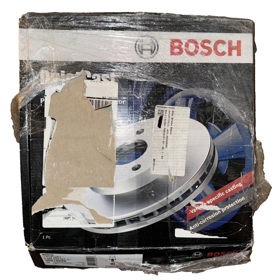BOSCH 36010929 QuietCast Premium Disc Brake Rotor - Compatible with Select Merce - Image 1 of 3