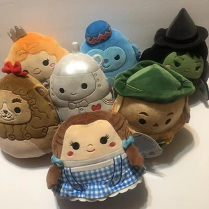 Squishmallows Plush 6” 85th Anniversary Wizard Of Oz Set Of 4 Characters NWT - Picture 1 of 5