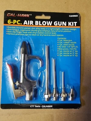 6 piezas. Kit pistola sopladora de aire  Foto 1 de 3