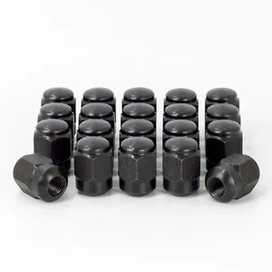 20 x Black Alloy Wheel Nuts Fits Land Rover Freelander 1 (98- 06) RRD100660 - Picture 1 of 2